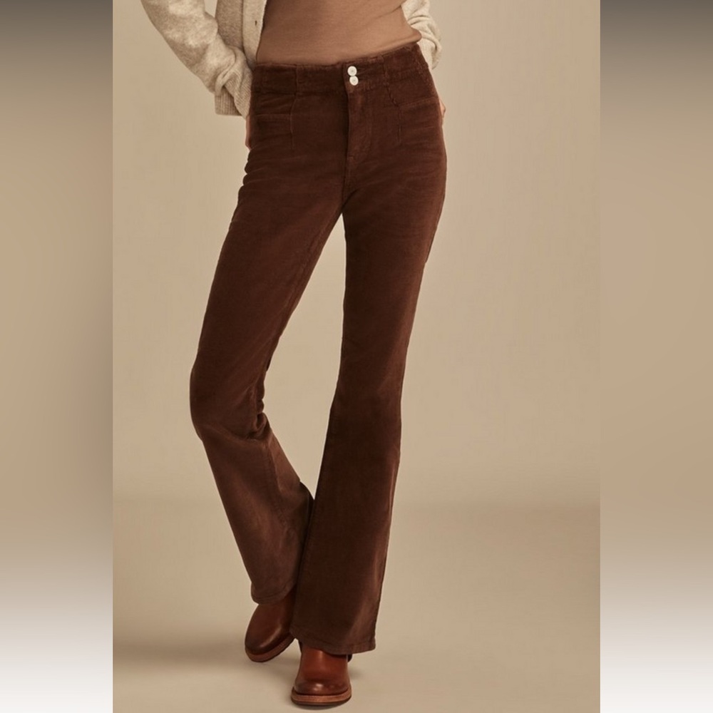 Lucky Brand Stevie Flare corduroy pants